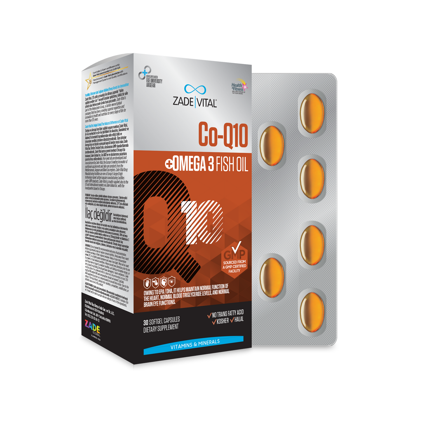CoQ10 & Omega 3 Fish Oil